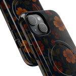 Floral Night Velvet iPhone Case - Works with MagSafe - Shamo's