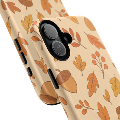 Autumn Leaves Woodland Berries iPhone Case | MagSafe