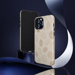 Neutral Pebble Pattern Tough iPhone Case  Shamo's