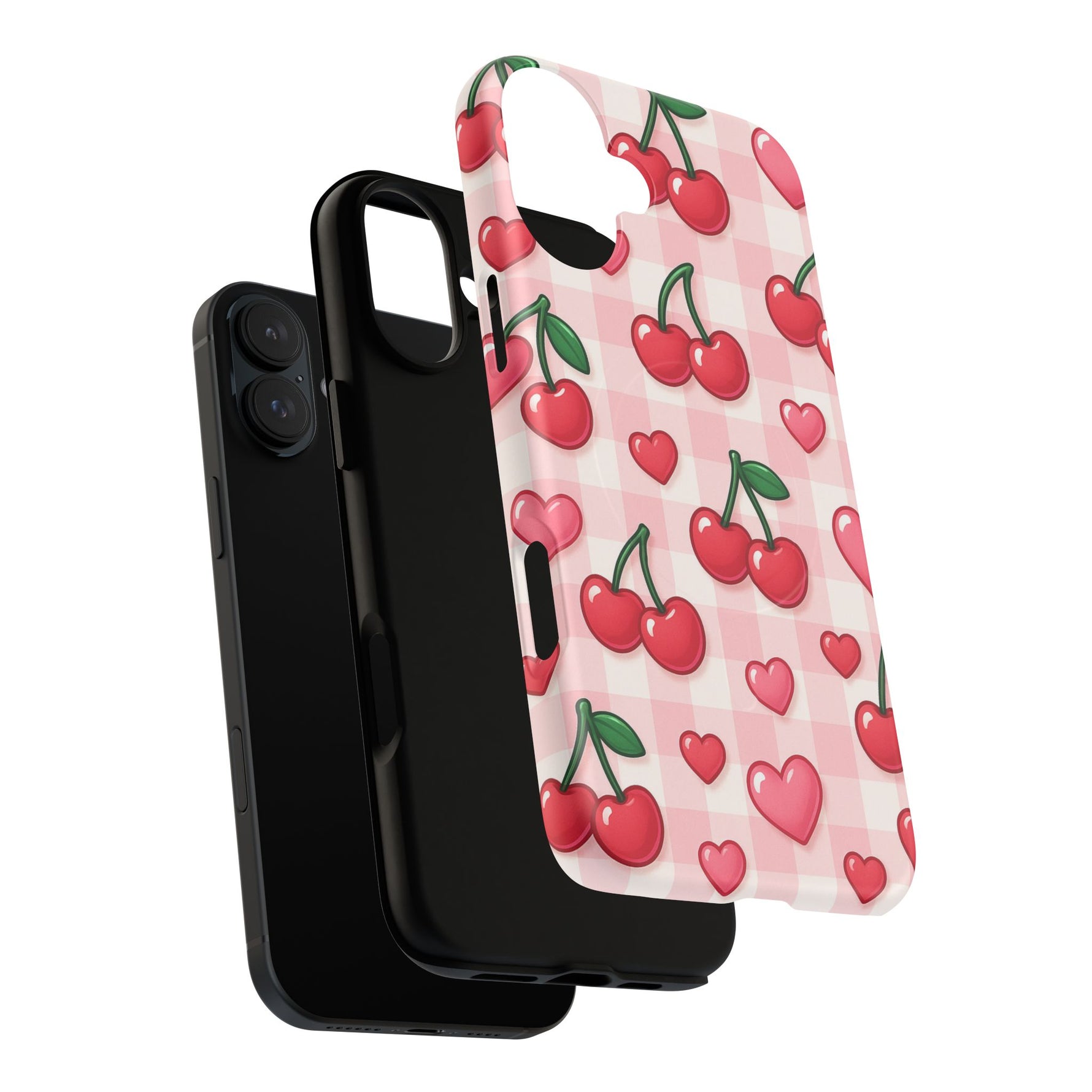 Y2K Cherries & Hearts iPhone Case | MagSafe - Shamo's