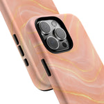 Luxury Series Pink Marble iPhone Case compatible with MagSafe  Shamo's