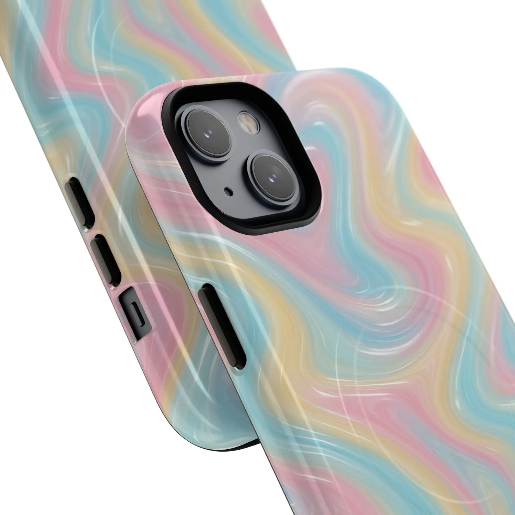 Rainbow Marble Swirl iPhone Case with MagSafe  Shamo's
