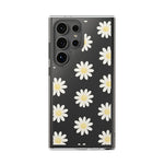 Clear Daisy Floral Phone Case, Impact-Resistant, Anti-Yellowing, Camera & Screen Protection - Samsung Galaxy S24 Ultra / Without gift packaging - Shamo's