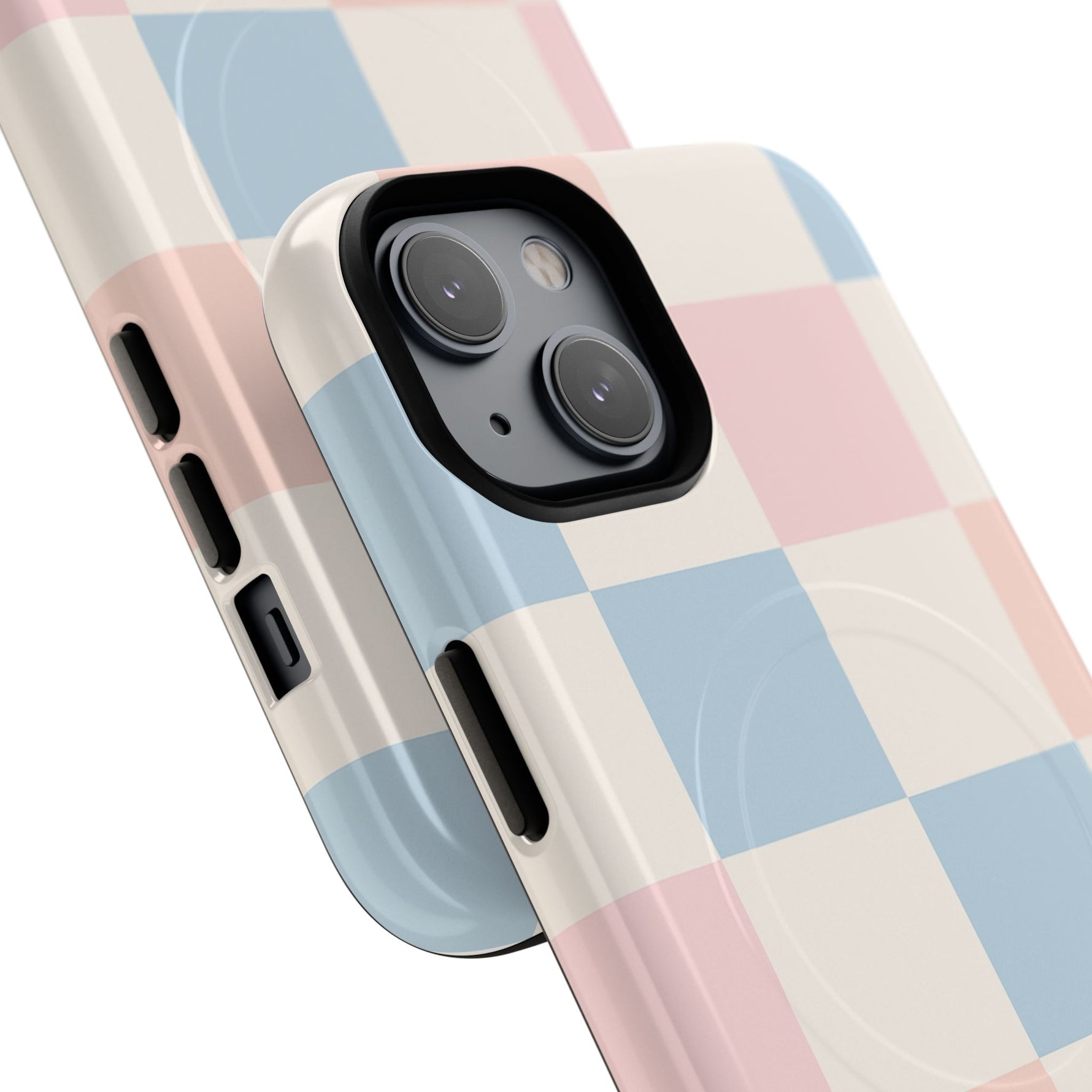 Pastel Checkerboard Pattern iPhone Cases - MagSafe - Shamo's