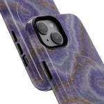 Purple Agate Marble iPhone Case with MagSafe - Shamo's