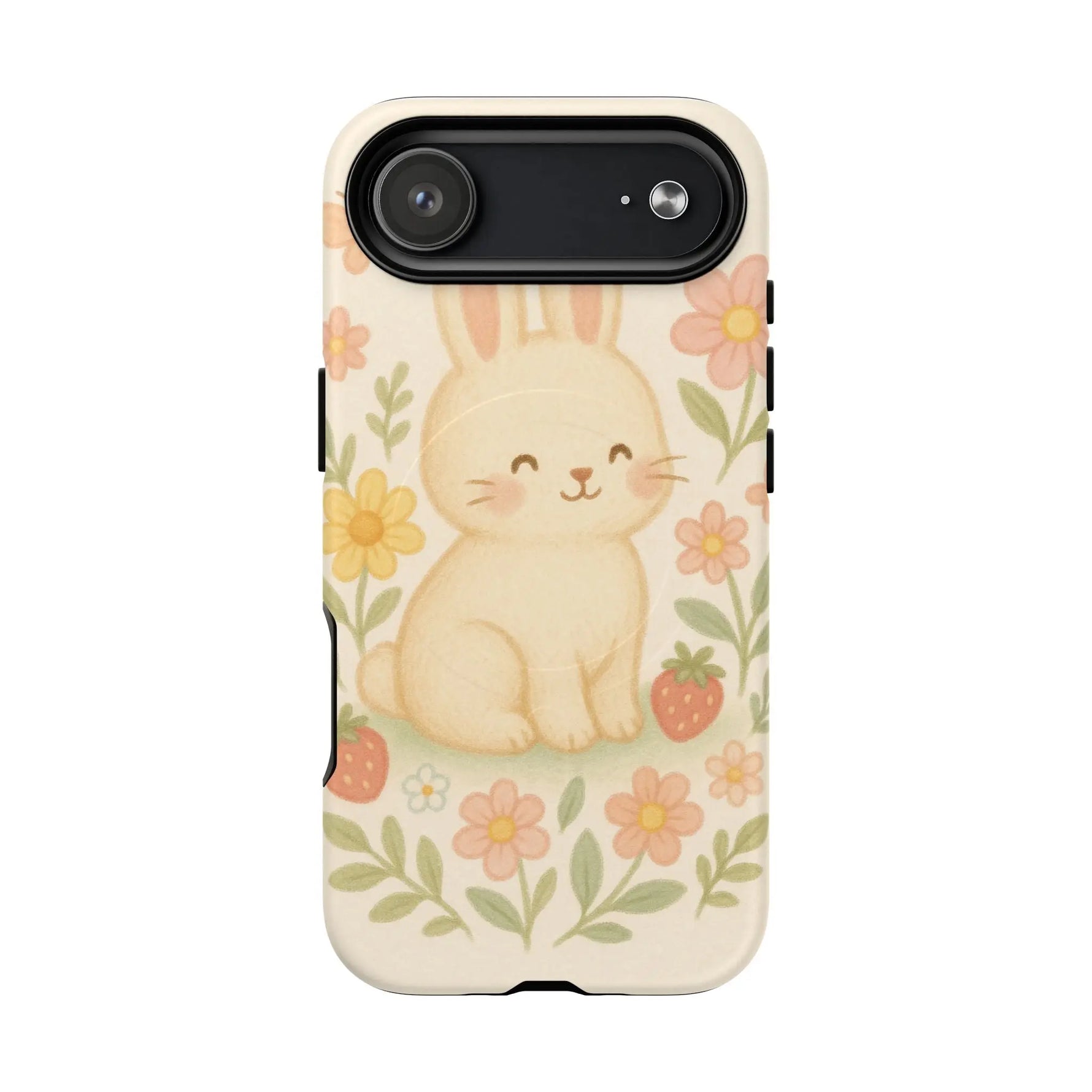 Fluffy Bunny Garden iPhone Case with MagSafe - Shamo's