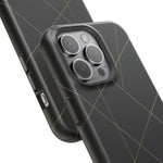 Black Geometric Design iPhone Case | MagSafe  Shamo's