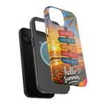 Hello Summer Phone Case — Tropical Beach MagSafe Impact-Resistant Case