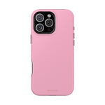 Cotton Candy Pastel Pink Impact-Resistant Phone Case | Slim Protective MagSafe-Compatible Cover