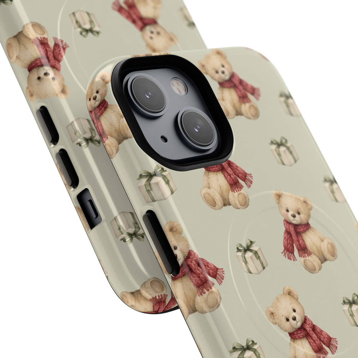 Teddy Bear on Holidays iPhone Magnetic Case with MagSafe