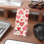Valentine Heart Phone Stand – Cute Foldable Mobile Display Stand for Smartphones