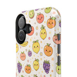 Cute Kawaii Fun Fruit Pattern Magnetic Impact-Resistant iPhone Case with MagSafe Compatibility