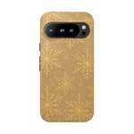 Golden Snowflake Holiday iPhone Case  Shamo's Google Pixel 9 Pro / Glossy