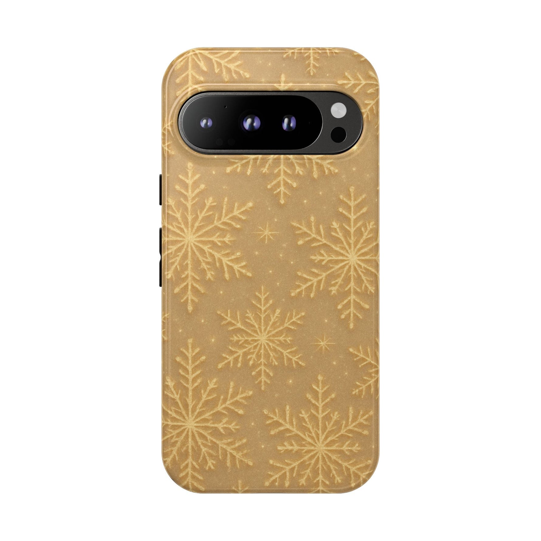 Golden Snowflake Holiday iPhone Case  Shamo's Google Pixel 9 Pro / Glossy