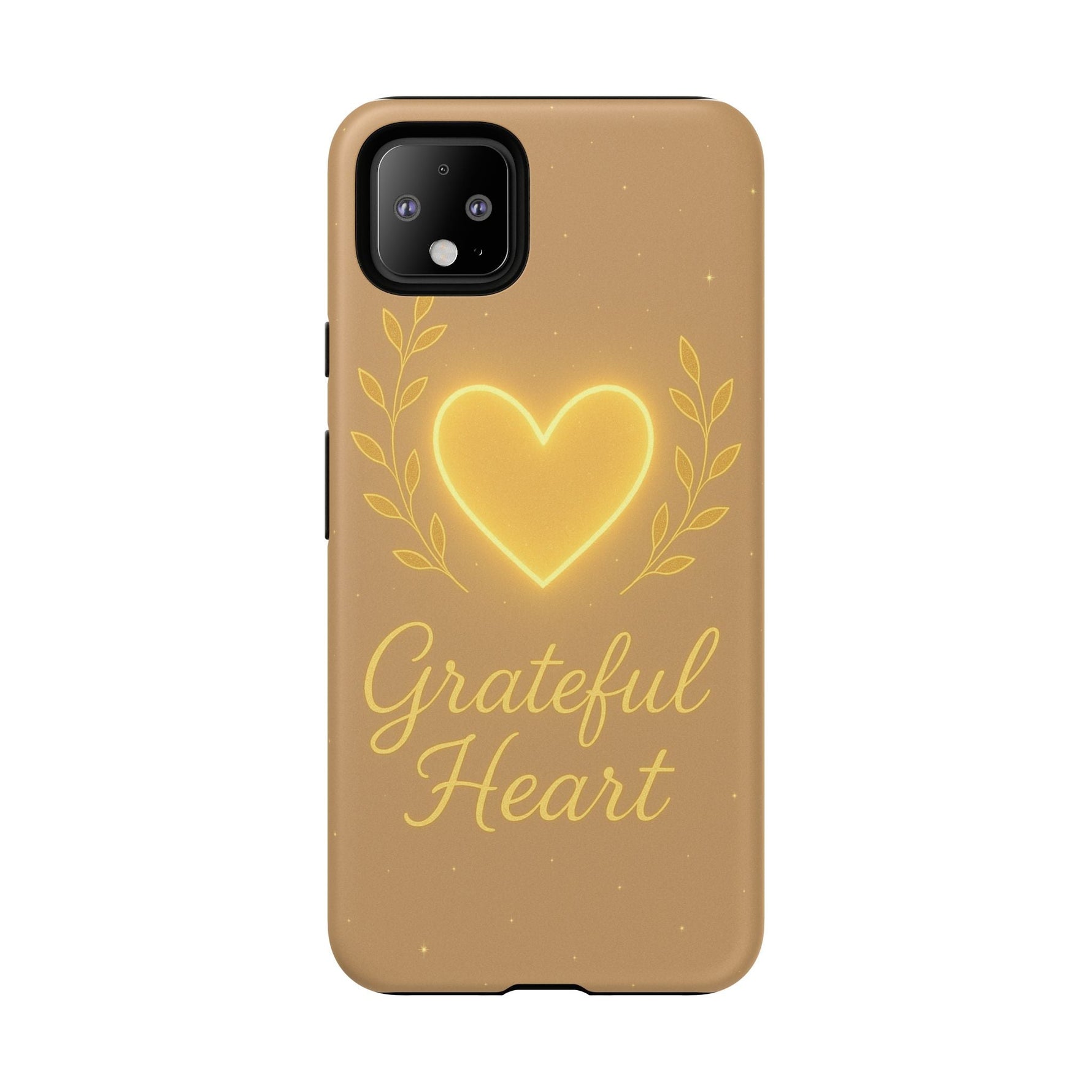 Grateful Heart iPhone Case — Warm Neon Heart  Shamo's