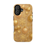 Holiday Gold Ornament iPhone Case | Compatible with MagSafe - Shamo's