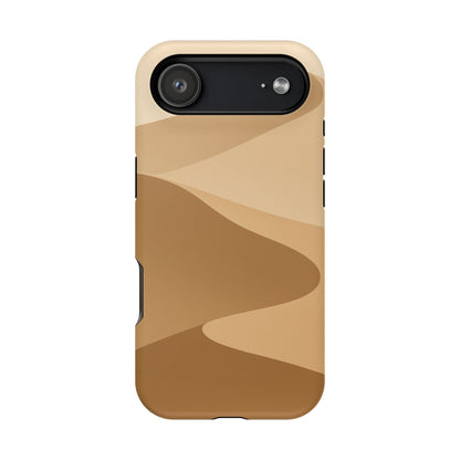 Neutral Desert Wave Design iPhone Case | MagSafe  Shamo's iPhone 17 Air / Matte