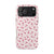 Pink Rose Pattern Tough Phone Case — Impact-Resistant Protective Cover