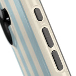 Blue Strips Pattern iPhone Case Compatible with MagSafe
