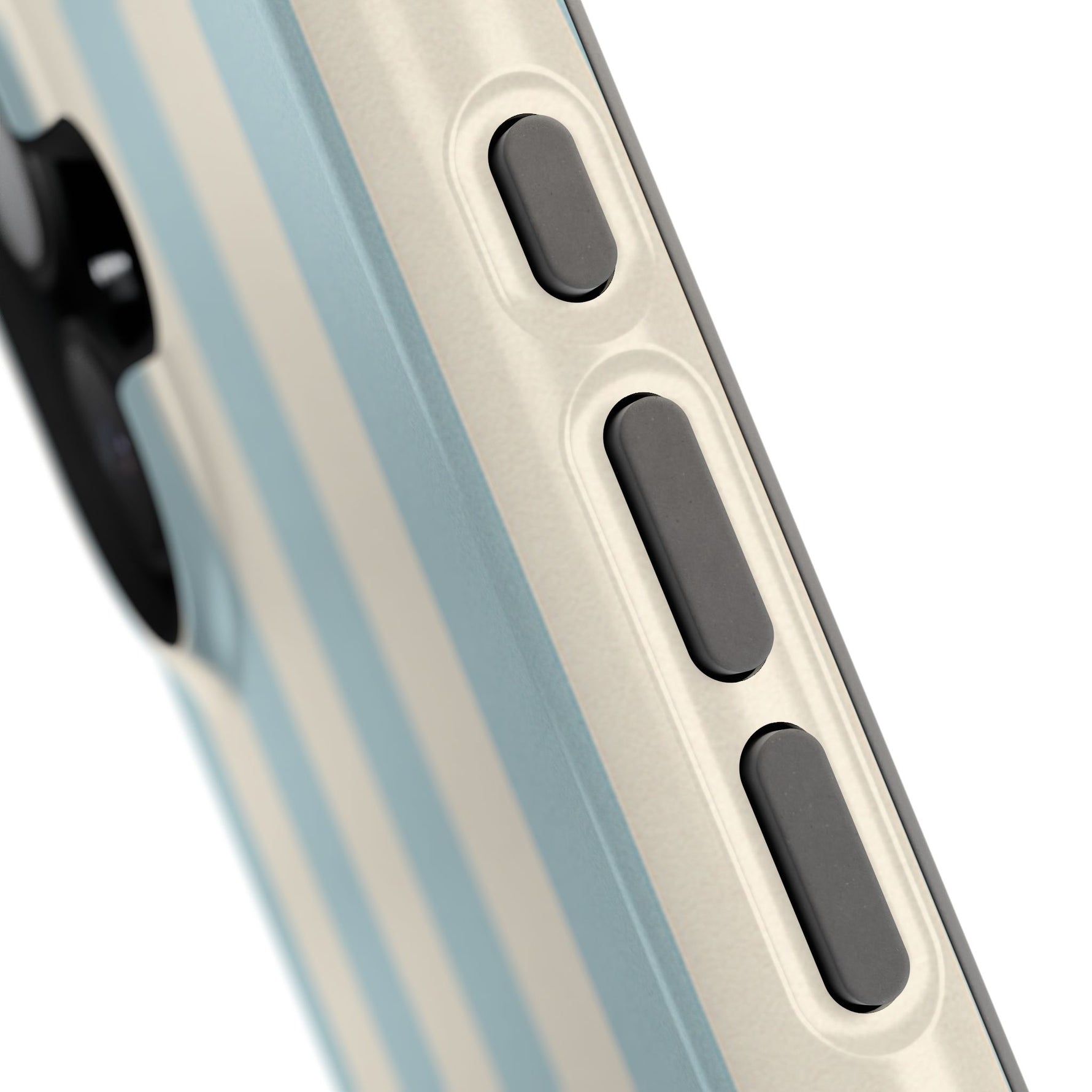 Blue Strips Pattern iPhone Case Compatible with MagSafe