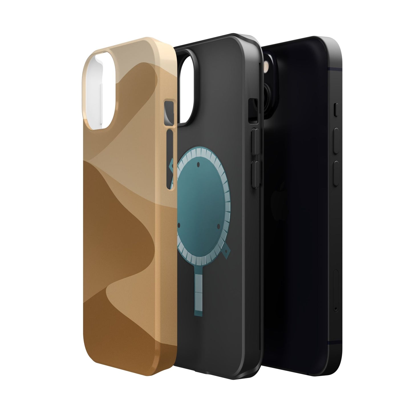 Neutral Desert Wave Design iPhone Case | MagSafe  Shamo's