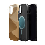 Neutral Desert Wave Design iPhone Case | MagSafe  Shamo's