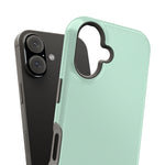 Frosted Mint MagSafe Compatible Impact-Resistant iPhone Case