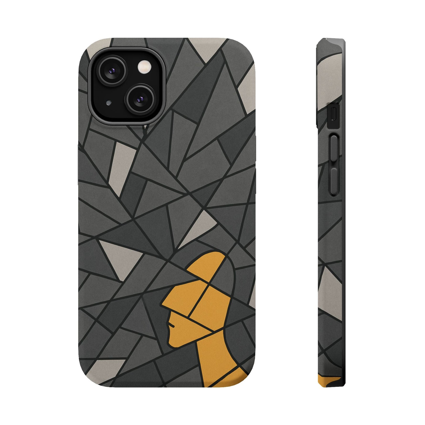 “Rebuilding Myself” Abstract iPhone Case — Magnetic MagSafe Impact-Resistant  Shamo's iPhone 14 / Matte