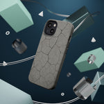 Cracked Concrete Texture iPhone Case with MagSafe compatibility  Shamo's