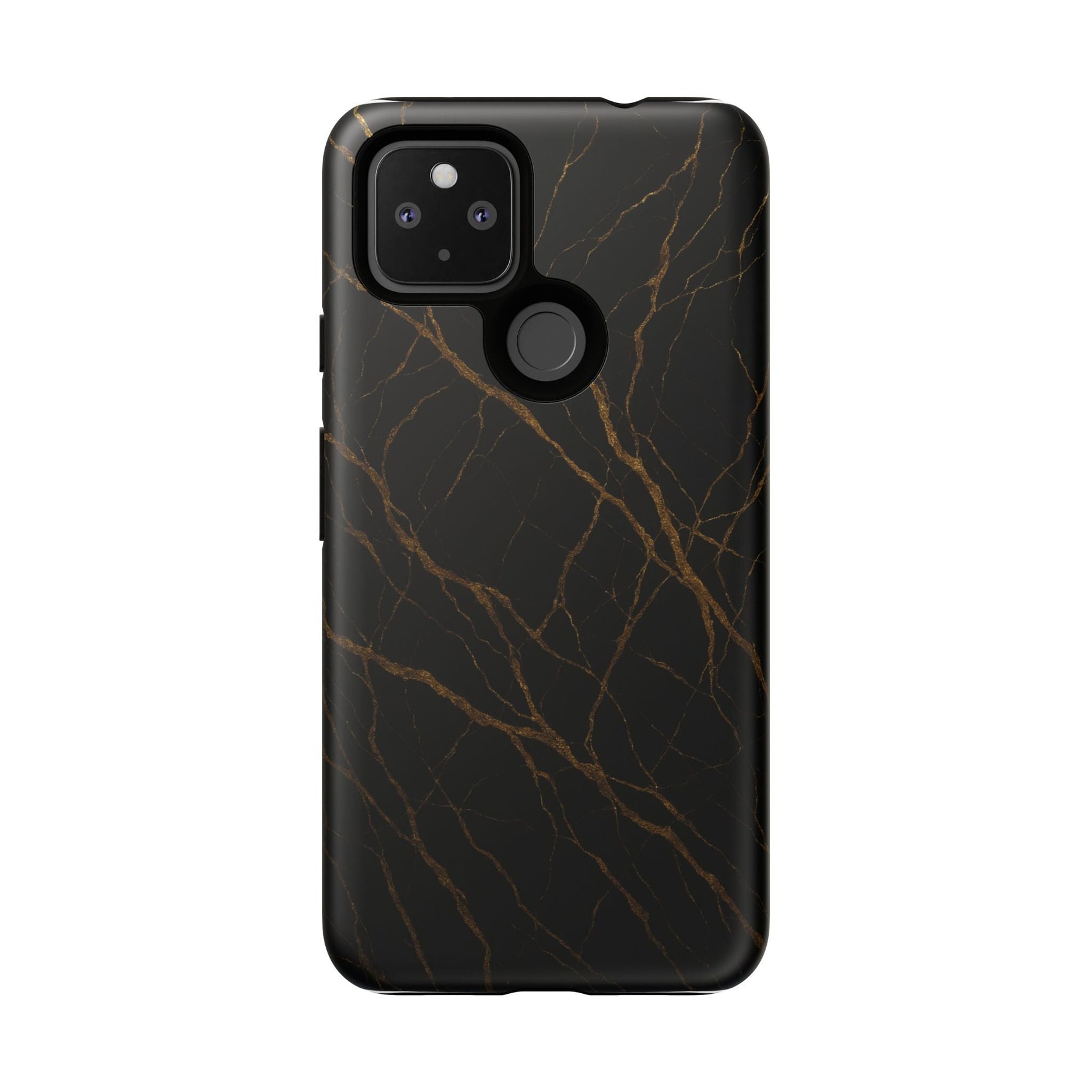 Black Marble Tough iPhone Case  Shamo's