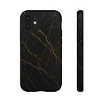 Black Marble Tough iPhone Case - Shamo's