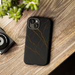 Black Marble Tough iPhone Case  Shamo's
