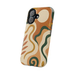 Abstract Earth-Tone Impact iPhone Case — MagSafe  Shamo's