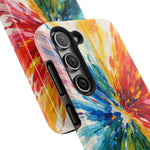 Vibrant Abstract Paint Explosion Impact Phone Case  Shamo's