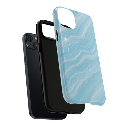 Sky Glow Marble iPhone Case with MagSafe