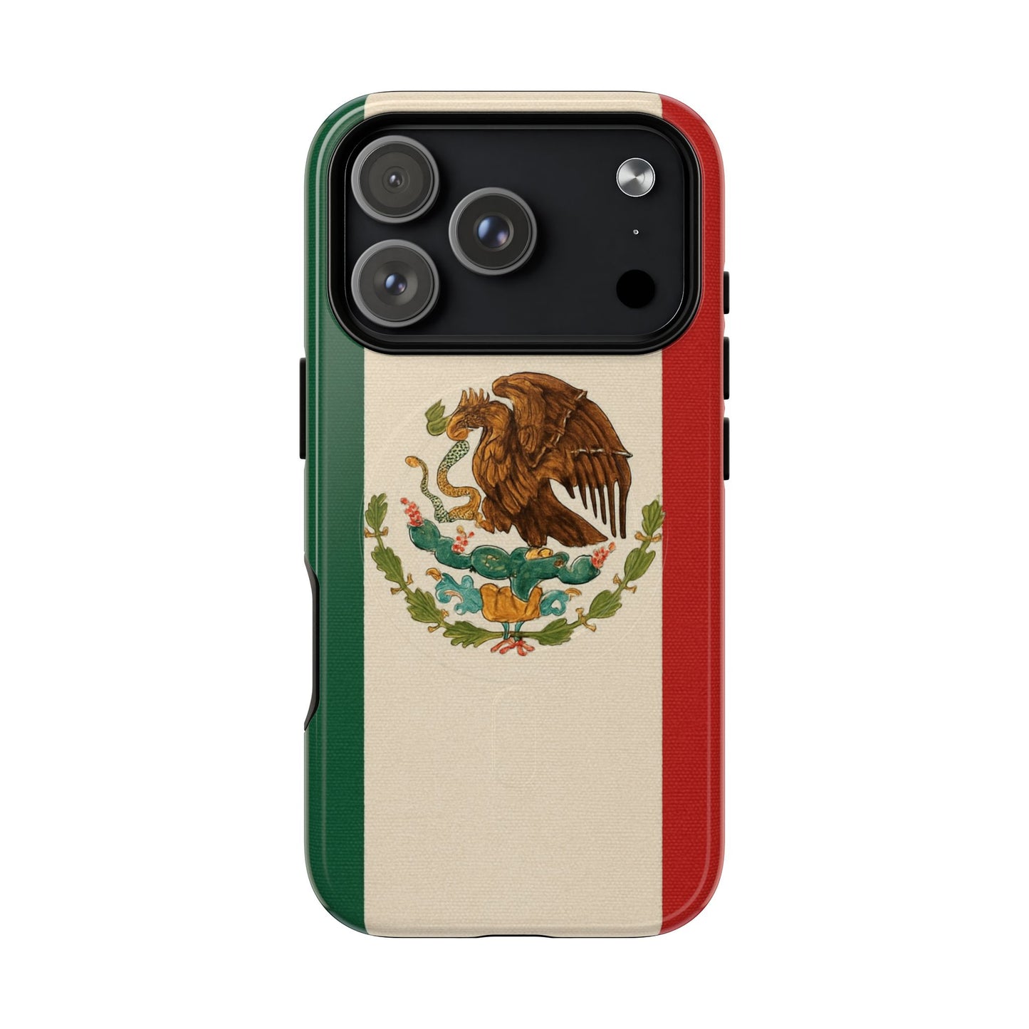 Mexican Flag iPhone Case | MagSafe  Shamo's iPhone 17 Pro / Glossy