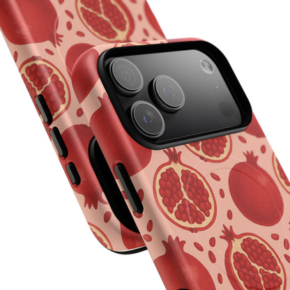 Pomegranate Fruit Tough iPhone Case | MagSafe Compatible