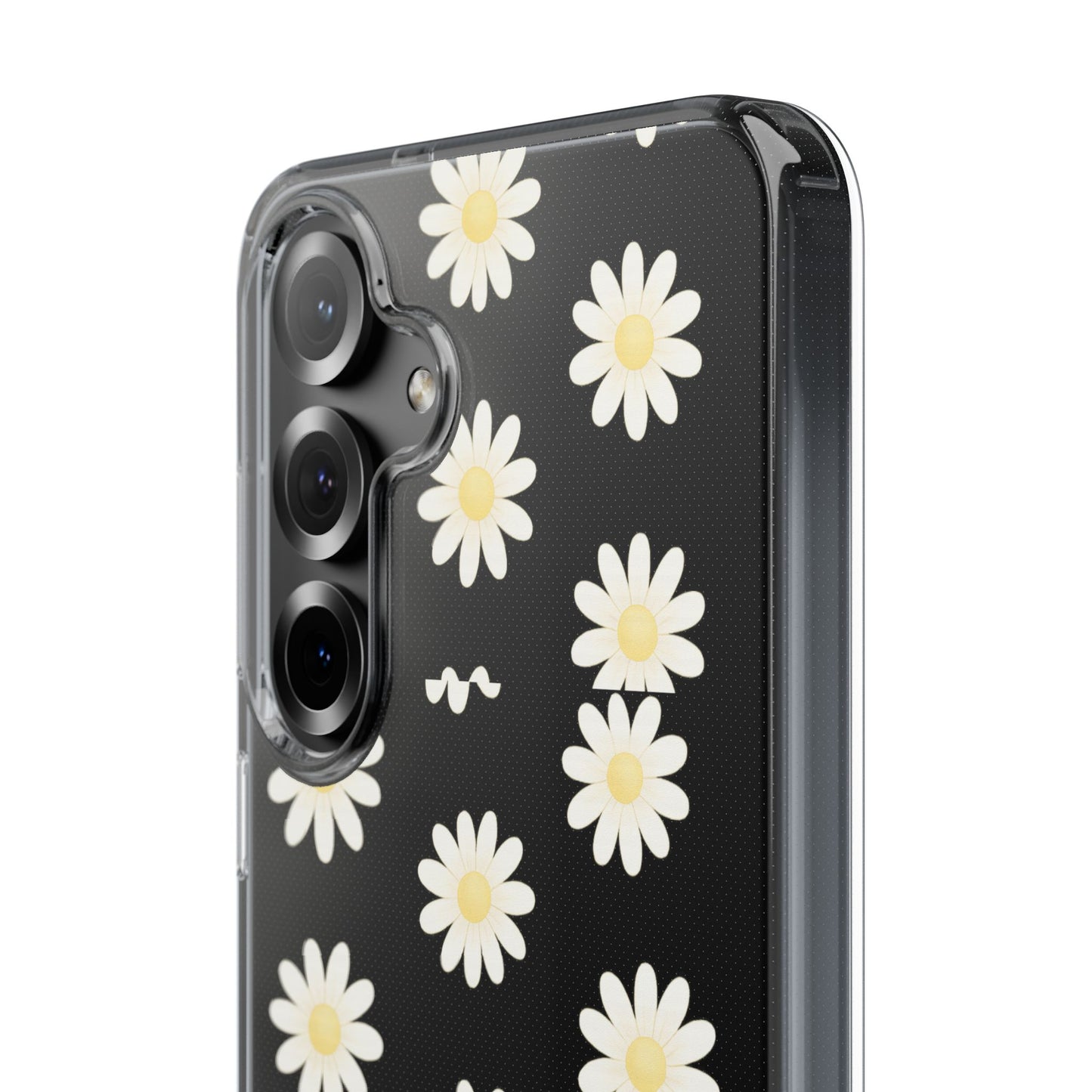 Daisy Floral Clear iPhone Case