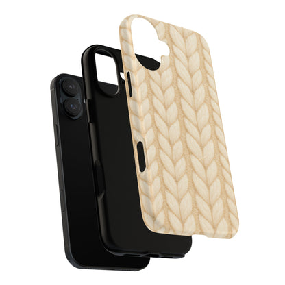 Cozy Knitted Texture Tough iPhone Case | MagSafe