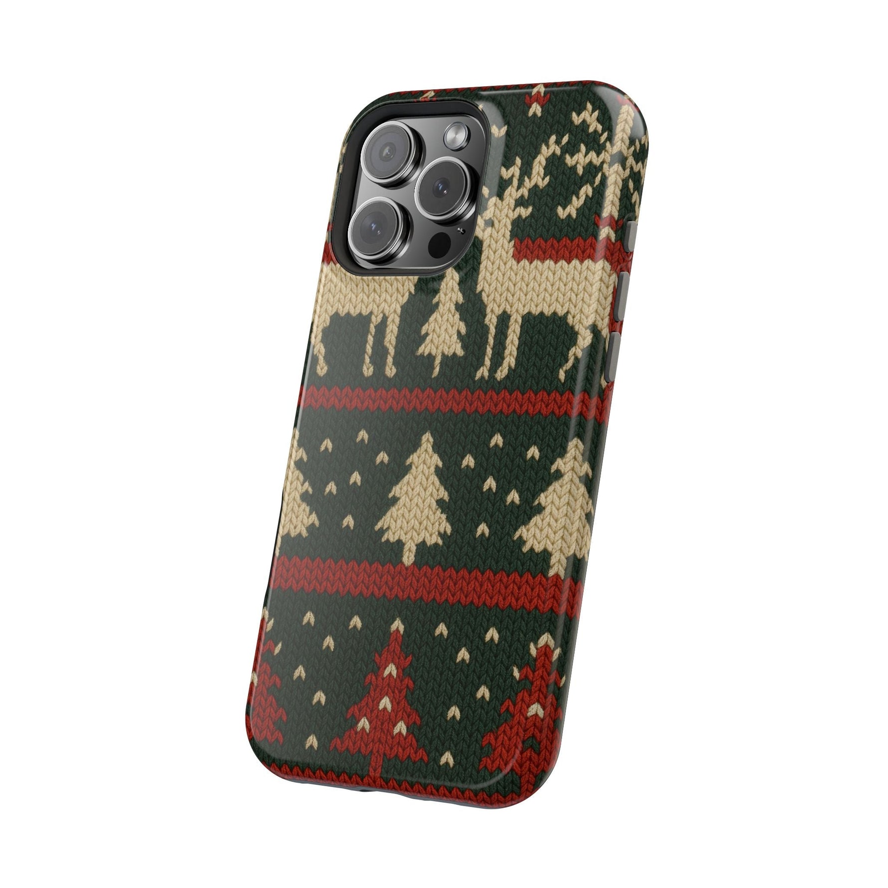 Holiday Reindeer Knit iPhone Case | compatible with MagSafe  Shamo's