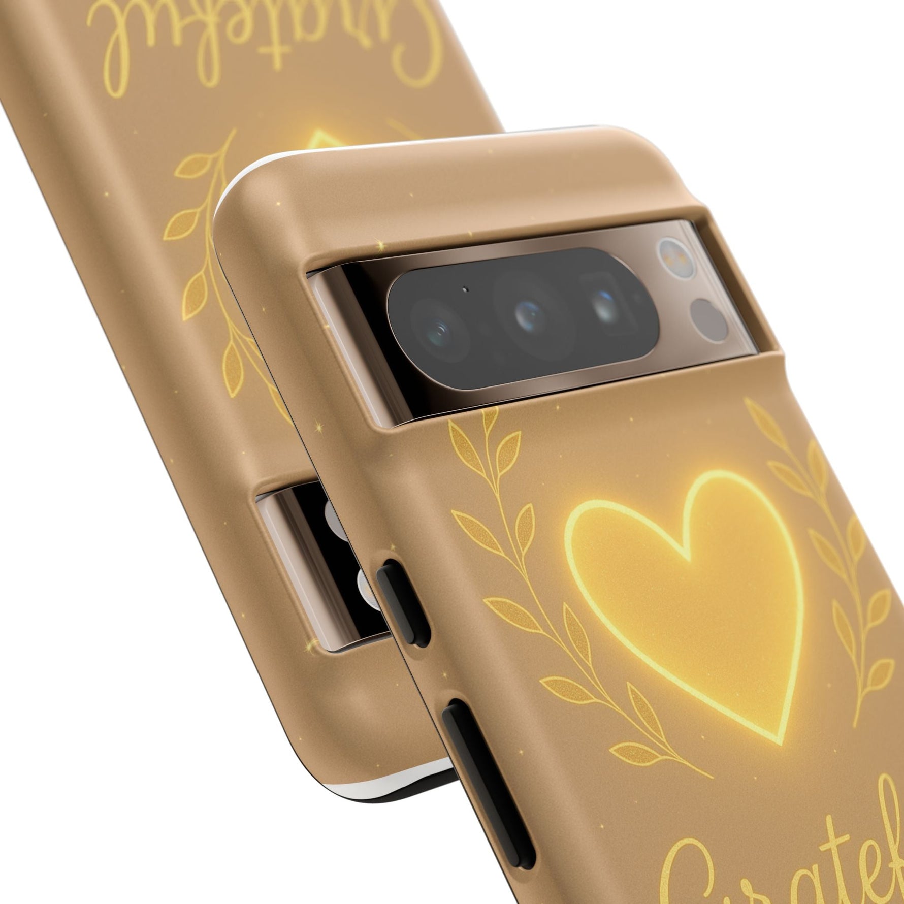Grateful Heart iPhone Case — Warm Neon Heart  Shamo's