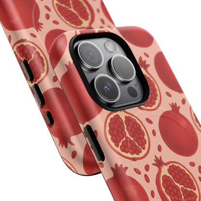 Pomegranate Fruit Tough iPhone Case | MagSafe Compatible