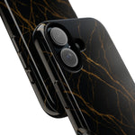 Black Marble Tough iPhone Case  Shamo's