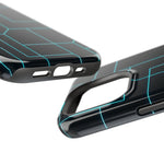 Neon Grid Magnetic Impact-Resistant iPhone Case | MagSafe compatible  Shamo's