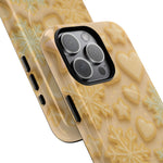 Heart & Snowflake Holiday iPhone Case — compatible with MagSafe - Shamo's