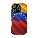 Venezuelan Flag Magnetic Impact-Resistant Phone Case with MagSafe Compatibility - iPhone 16 Pro / Matte - Shamo's