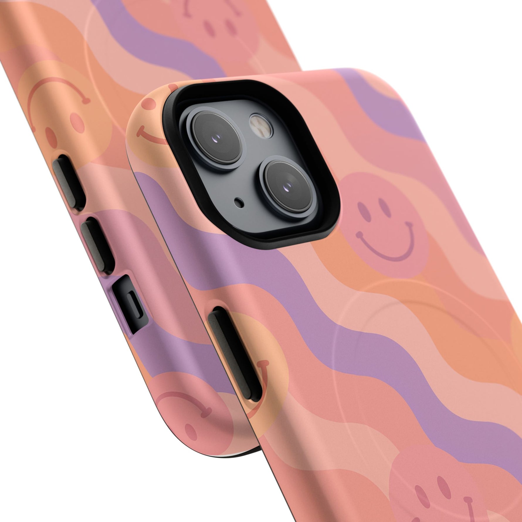 Groovy Smiley Faces Retro iPhone Case | MagSafe - Shamo's