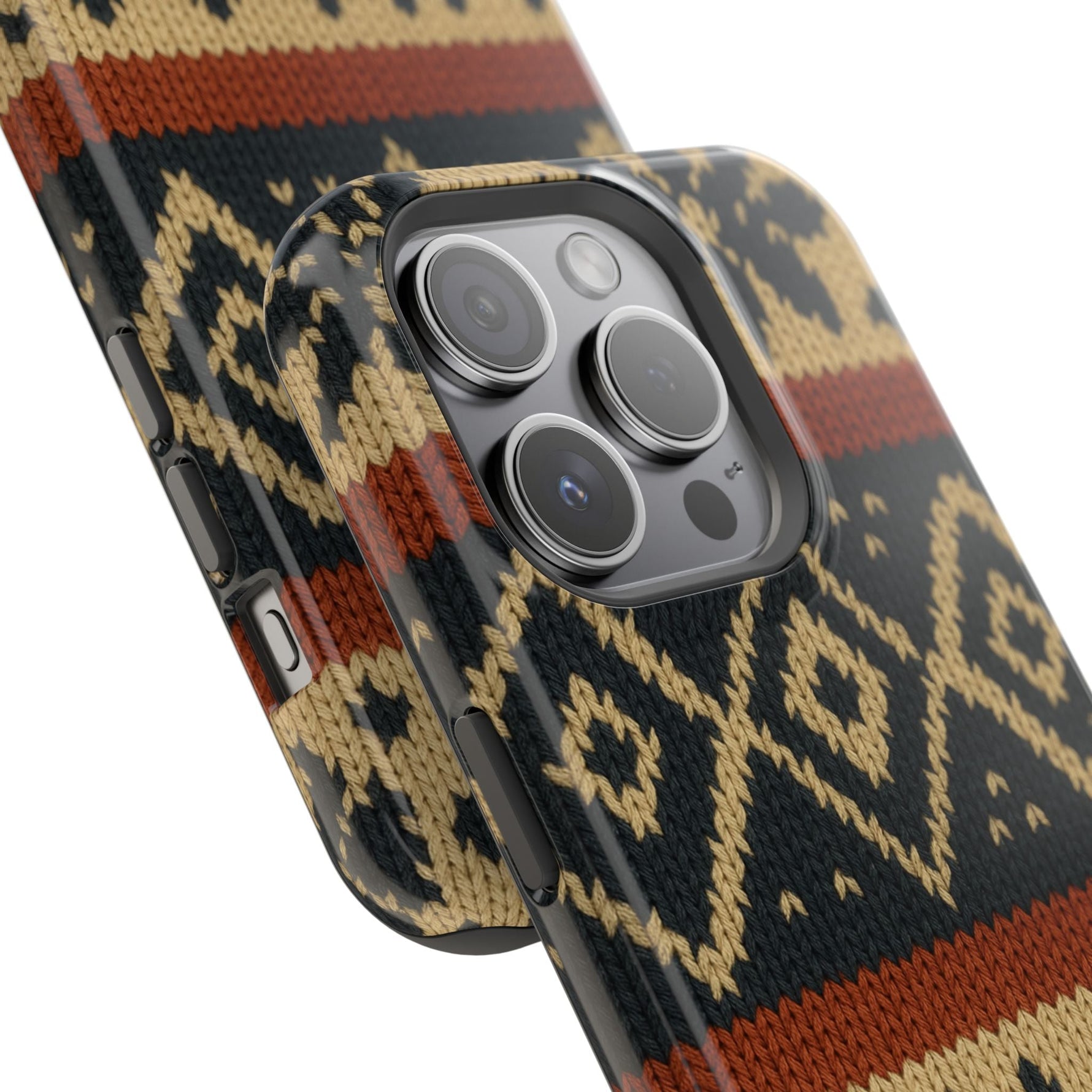 Nordic Knit Pattern MagSafe Impact-Resistant iPhone Case  Shamo's