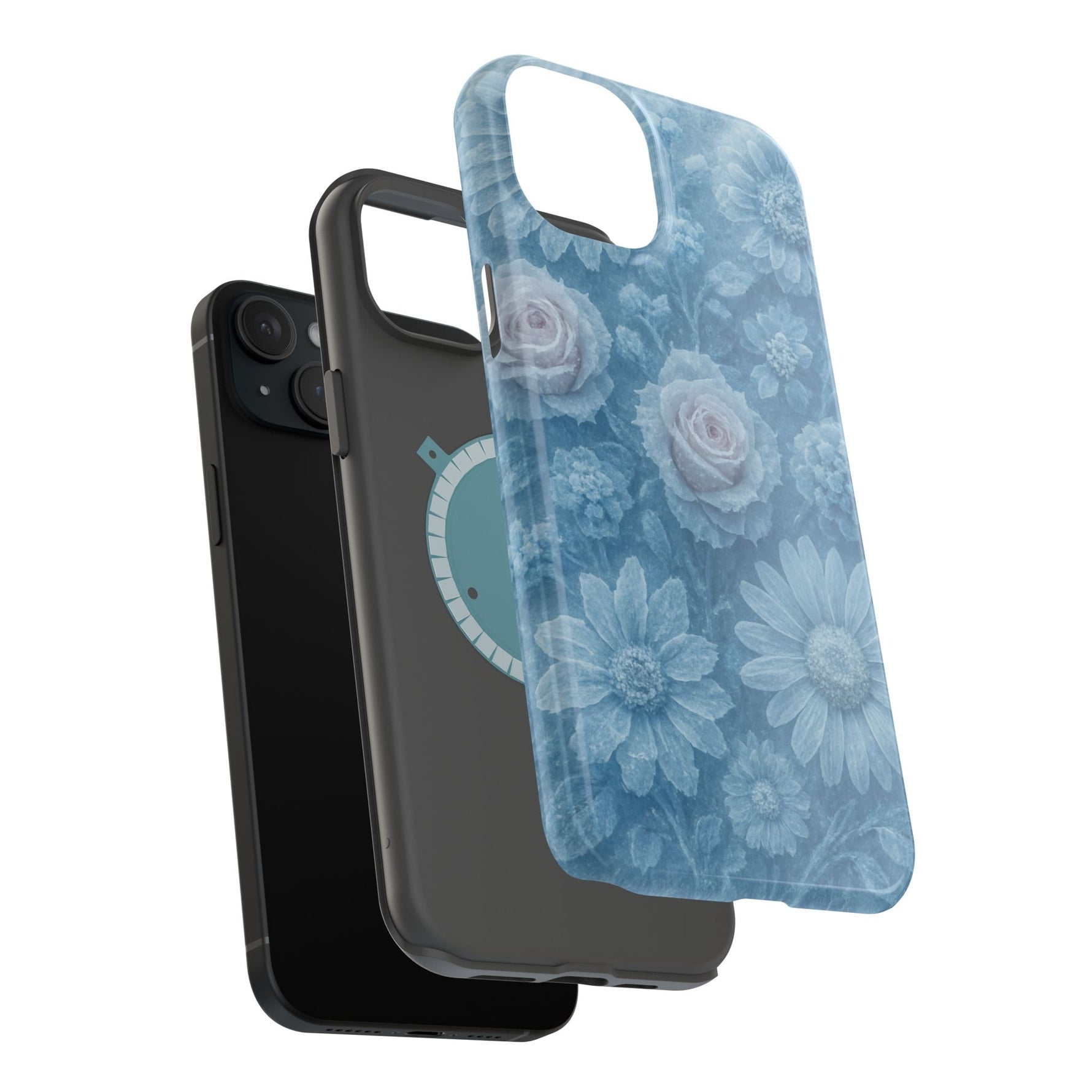Frozen Beauty Floral Rose iPhone Case | MagSafe compatible  Shamo's