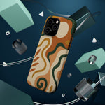 Abstract Earth-Tone Impact iPhone Case — MagSafe  Shamo's